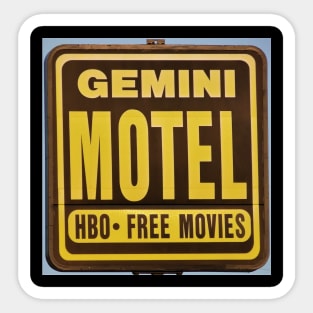 motel Sticker